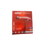 ⁦مجفف شعر كهربائي أحمر — 2500 واط (تصميم شبيه Braun)⁩ - الصورة ⁦2⁩