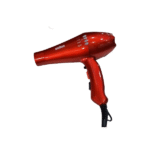 مجفف شعر كهربائي أحمر — 2500 واط (تصميم شبيه Braun)